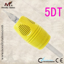 N505-14 Yellow 30mm rubber disposable tattoo tubes